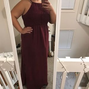 Burgundy Maxi Dress